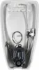 Top-down view of the inside of a white urinal with its internal flushing mechanism. Produktbild-Vorschau