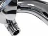 A close-up view of a chrome-plated plumbing fixture, likely a shower arm or faucet component, with a threaded connection visible. Produktbild-Vorschau