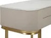 Konsola wejściowa z 2 szufladami i złotymi nogami 70x40cm Podgląd zdjęcia produktu 5