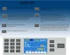 An image showing the display and control panel of a money counting machine, with accompanying text explaining its functions. Produktbild-Vorschau