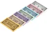 A set of Monopoly money bills in various denominations, fanned out on a white background. Produktbild-Vorschau