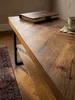 Detailaufnahme der markanten Fischgrät-Maserung der Sitzbank, die die hochwertige Eiche-Optik des folierten MDF hervorhebt._#sku_SAFWL6.977# Produktbild-Vorschau
