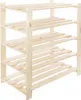 STOLMAK Scaffale Porta Scarpe in Legno di Pino Massello Anteprima dell’immagine prodotto 7