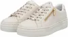 A pair of beige women's sneakers with gold accents. Náhled obrázku produktu