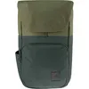 A front view of a two-toned green Deuter backpack against a white background. Produktbild-Vorschau