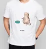 Mr. & Mrs. Panda Größe L T-Shirt Katze Fressen - Weiß - Produktbild-Vorschau 4
