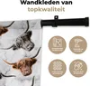 MuchoWow® Wandteppich Wandbehang Schottisches Hochlandrind Produktbild-Vorschau 3
