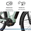 Zündapp X850 Trekking E Bike 28 Zoll pastellgrün Produktbild-Vorschau 5