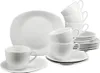CreaTable FINESSA - Kaffeeservice weiß 18-tlg aus Porzellan Produktbild-Vorschau 1