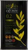 A black tin can of olive oil with gold lettering and an olive branch illustration. Podgląd zdjęcia produktu