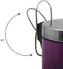 MSV Treteimer fur Bad/Toilette - lila - 3 Liter - 17 x 25 Produktbild-Vorschau 7