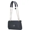 A black Guess handbag with a gold logo is shown against a white background. Produktbild-Vorschau