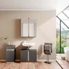 Set di mobili da bagno Vicco Gloria Antracite 3 pezzi, Anteprima dell’immagine prodotto 4