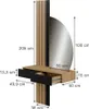 Vicco Schminktisch Melina, 100 cm mit LED-Spiegel, Produktbild-Vorschau 6