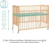 Fillikid Beistellgitterbett Nena natur Produktbild-Vorschau 6