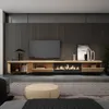 TV-Schrank, Lowboard, 368x35x45cm, Elektrokamin XXL, Produktbild-Vorschau 3