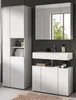 Badezimmer Hochschrank "Larik" in weiß Hochglanz Badschrank Produktbild-Vorschau 6