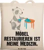 Mr. & Mrs. Panda Stoffbeutel Panda Möbel restaurieren - Produktbild-Vorschau 1