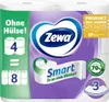 Zewa Toilettenpapier Smart 3-lagig, 4 Rollen Produktbild-Vorschau 1