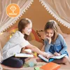 COSTWAY Detský domček, detský stan s hviezdami, oknami, Náhľad obrázku produktu 4