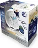 The image shows the retail packaging of a children's alarm clock and sleep trainer. The product itself is visible inside the clear plastic packaging. Produktbild-Vorschau