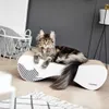 MyKotty Katzen-Kratzmöbel VIGO 71 x 25 x 21 cm Weiß 3084 Produktbild-Vorschau 5