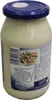 A jar of Miracel Whip mayonnaise with a label showing nutritional information and a recipe suggestion. Produktbild-Vorschau