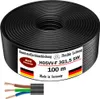 100m Schlauchleitung H05VV-F 3G1,5 Schwarz Flexible Leitung Produktbild-Vorschau 4