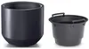 Prosperplast Pflanztopf Sevilla - Kunststoff - anthrazit - Produktbild-Vorschau 3