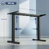 HOMCOM Höhenverstellbarer Schreibtisch Gestell Elektrisch Produktbild-Vorschau 3