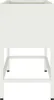 A white planter box on a white background. Produktbild-Vorschau