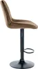 Barhocker HLO-CP296 Samt schwarz  braun Produktbild-Vorschau 4