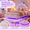 INONEFT Enkele bed, 140x190 cm, LED kinderbed, Productafbeelding-voorbeeld 6