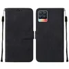 A black flip-style phone case for an OPPO Realme 8 is shown open and closed. Náhled obrázku produktu