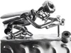 A metallic figurine of a person working on a house structure. Náhľad obrázku produktu
