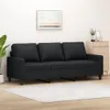 vidaXL 3-Sitzer-Sofa Schwarz 180 cm Kunstleder Produktbild-Vorschau 2