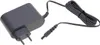 A gray power adapter with a black cord and plug on a white background. Produktbild-Vorschau