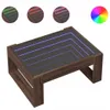 vidaXL Couchtisch mit Infinity-LED Braun Eichen-Optik Produktbild-Vorschau 1