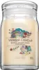 A Yankee Candle in a glass jar with a lid, featuring a festive winter scene on the label. Podgląd zdjęcia produktu