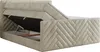 MKS MEBLE Boxspringbett 200x200 mit Bettkasten Matratze H4 Produktbild-Vorschau 6