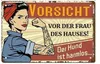 GKA Retro Blechschild mit lustigem Spruch "Vorsicht vor der Produktbild-Vorschau 1