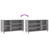 The Living Store Schuhregal Grau Sonoma 102x36x60 cm Produktbild-Vorschau 8