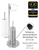 WENKO Stand WC-Garnitur Universalo Neo Edelstahl Toilette Produktbild-Vorschau 3