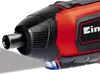 A close-up view of the front part of a cordless screwdriver. Produktbild-Vorschau