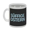 Süffige Ostern Kaffeetasse mit bayerischem Osterhasen in Produktbild-Vorschau 2