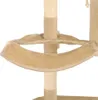 vidaXL Tiragraffi a muro con graffiatoi in sisal 194 cm Anteprima dell’immagine prodotto 16