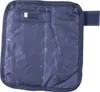 A close-up view of a navy blue horse blanket extender with a T-bar magnetic closure and velcro strap. Anteprima dell’immagine prodotto