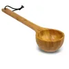Saunakelle Bambus 430 mm Saunaschöpfkelle Schöpfkelle Sauna Produktbild-Vorschau 3