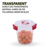 Vorratsdose für Lebensmittel (640 ml) - Rot - Produktbild-Vorschau 6