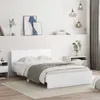 vidaXL Cadre de lit avec tête de lit éclairage LED blanc Voir les images du produit 4